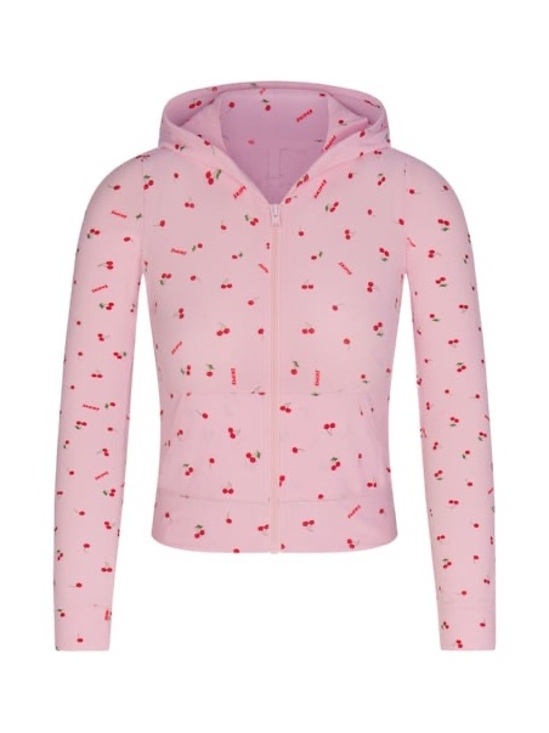 SKIMS Tops - SKIMS Cherry Blossom Print Cropped Hoodie